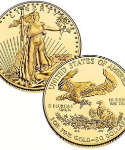 1 oz American Gold Eagle Coin front and back
