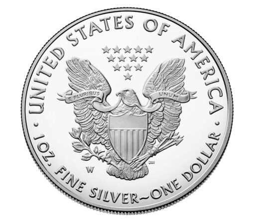 1 Oz American Silver Eagle Coin (Random Year) - Reverse