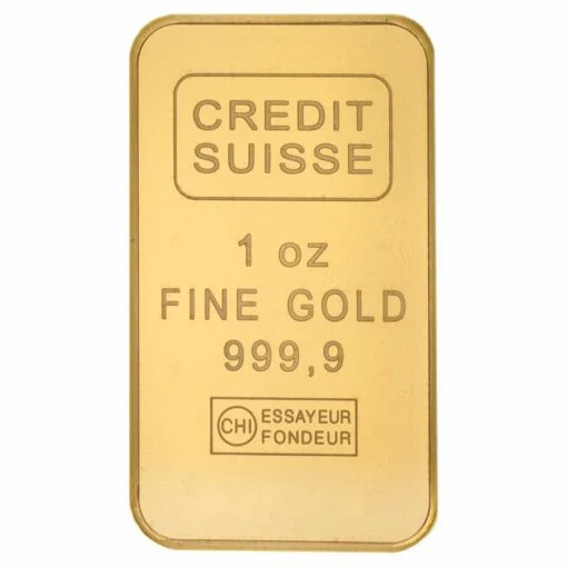 1 Oz Credit Suisse Gold Bar