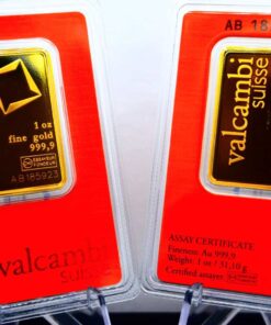Buy 1 oz Valcambi Suisse Gold Bars