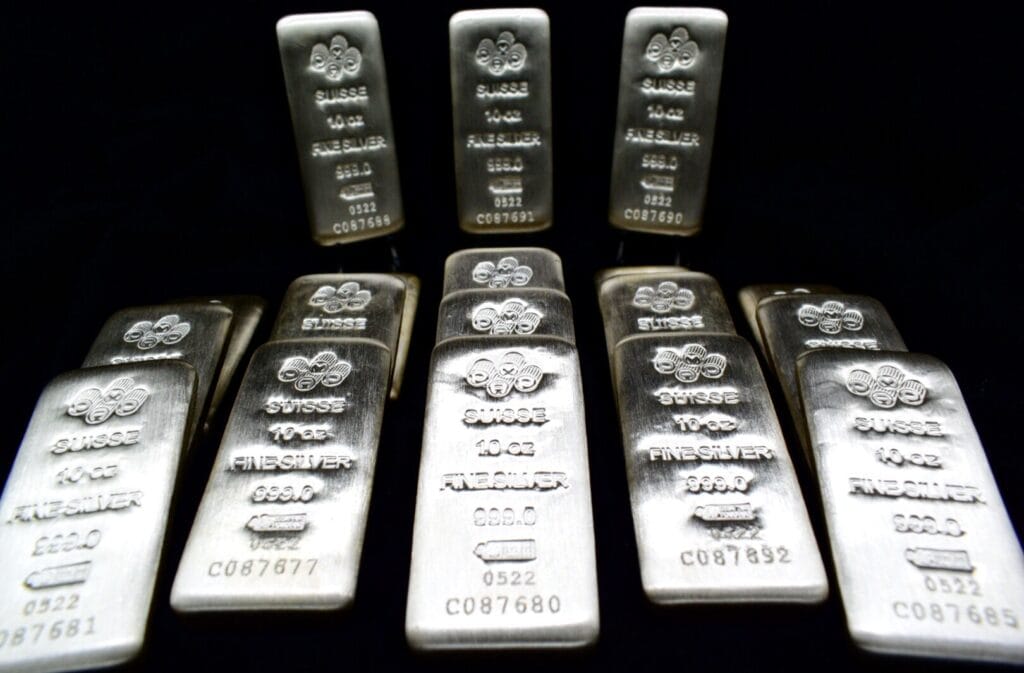 10 oz PAMP Suisse Silver Bar 5