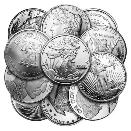 Buy 1 Oz Silver Rounds At The Lowest Premium