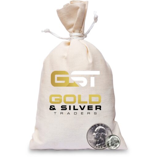 White Gst Bag Dimes Quarters Scaled - Gold &Amp; Silver Traders