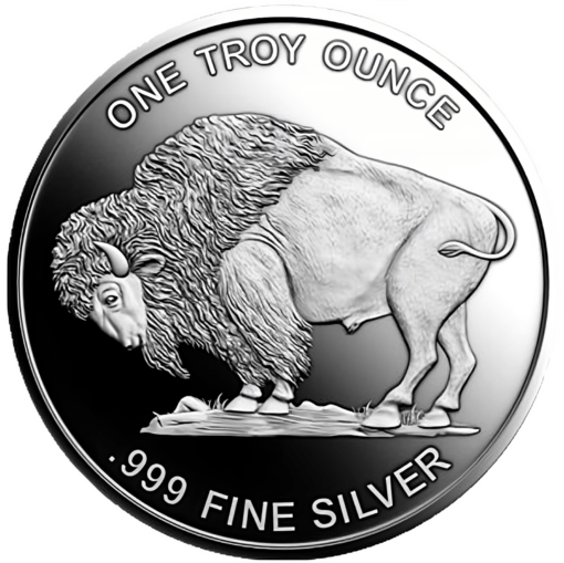 1 Oz Buffalo Silver Round