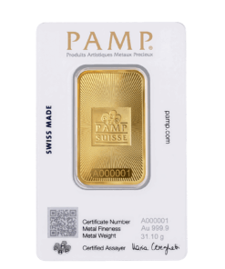 1 oz Pamp Suisse Gold Bar 4