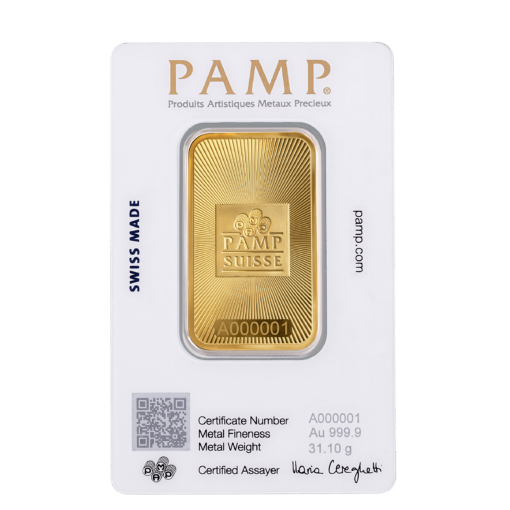 1 Oz Pamp Suisse Gold Bar 4
