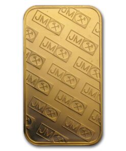 Alternative view of 1 oz Johnson Matthey Gold Bar (Random Design)