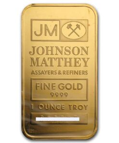 1 oz Johnson Matthey Gold Bar (Random Design)