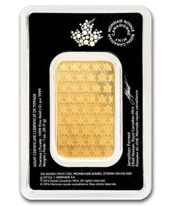Alternative view of 1 oz Royal Canadian Mint Gold Bar