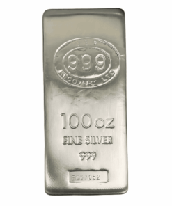 100 oz JBR Recovery Silver Bar