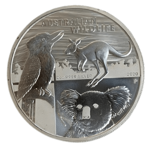 White 2 Oz Australian Wildlife Silver Coin Front Removebg Preview Png 2 Transformed 1 - Gold &Amp; Silver Traders