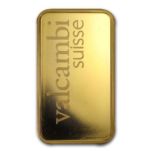 White 50G Valcambi Gold Bar Back Transformed - Gold &Amp; Silver Traders