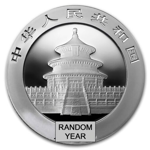 White China 30 Gram Silver Panda Random Year Front Transformed - Gold &Amp; Silver Traders