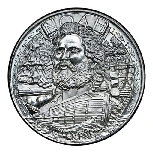 1 Oz Noah'S Ark Silver Round