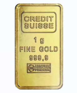 1g Credit Suisse Gold Bar