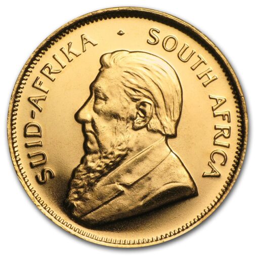 1 10Th Oz Krugerrand South African Gold Coin Back - Gold &Amp; Silver Traders