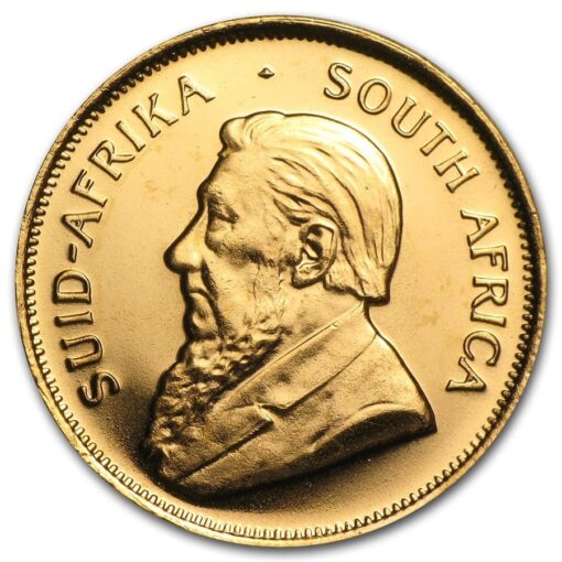 1 2 Oz Krugerrand South African Gold Coin Front - Gold &Amp; Silver Traders