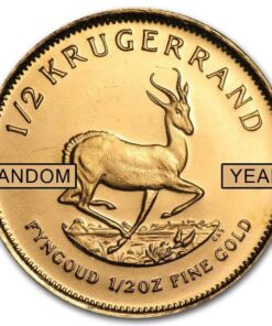 Alternative view of 1/2 oz Krugerrand South African Gold Coin (Random Year)