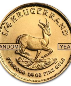 Alternative view of 1/4th Krugerrand South African (Random Year)