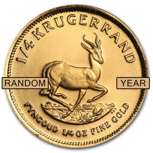 1 4Th Krugerrand South African Back - Gold &Amp; Silver Traders
