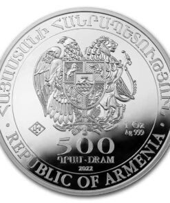 Alternative view of 1 oz 2022 Armenian Noah's Ark Coin