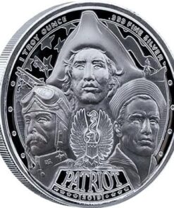 1 oz Patriot American Revolution Silver Round