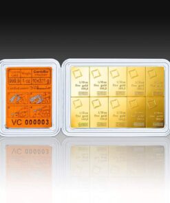 Alternative view of 1 oz Valcambi Combi Gold Bar