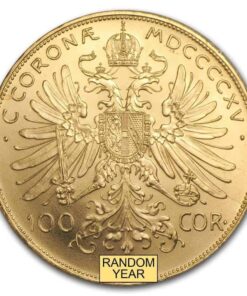 Alternative view of 100 Coronas Austrian Gold Coin (Random Year)