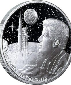 1 oz Apollo 11 Moon Landing Silver Round