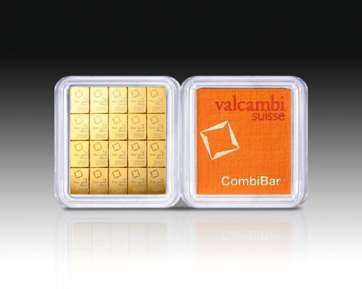 20G Valcambi Combi Gold Bar Front - Gold &Amp; Silver Traders