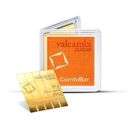 20G Valcambi Combi Gold Bar Main - Gold &Amp; Silver Traders