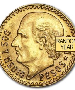 2.5 Pesos Mexican Gold Coin (Random Year)