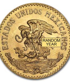 Alternative view of Mexican 20 Pesos Gold Coin (Random Year)
