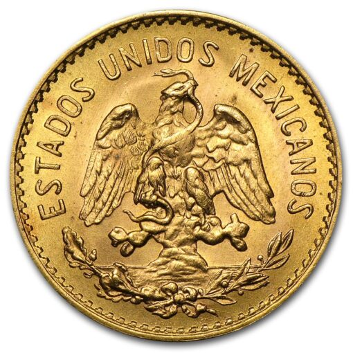 Mexican 5 Pesos Gold Coin Front - Gold &Amp; Silver Traders