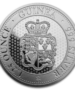 1.25 oz 2020 Saint Helena Rose Crown Guinea Silver Coin