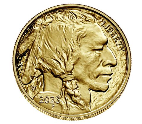 2023 1 Oz American Gold Buffalo Coin Front