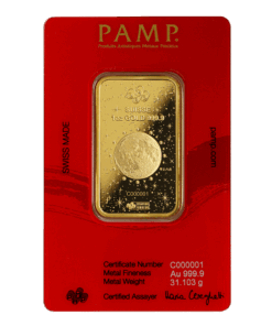 2024 1 oz PAMP Suisse Lunar Legend Azure Dragon Gold Bar 2