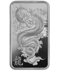 2024 1 oz PAMP Suisse Lunar Legend Azure Dragon Silver Bar 3