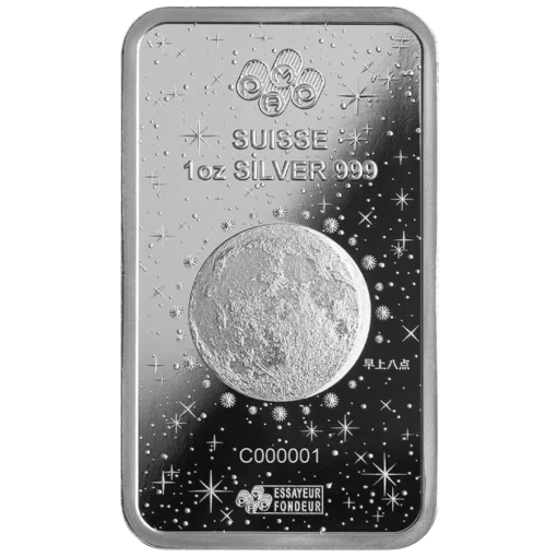2024 1 Oz Pamp Suisse Lunar Legend Azure Dragon Silver Bar 4