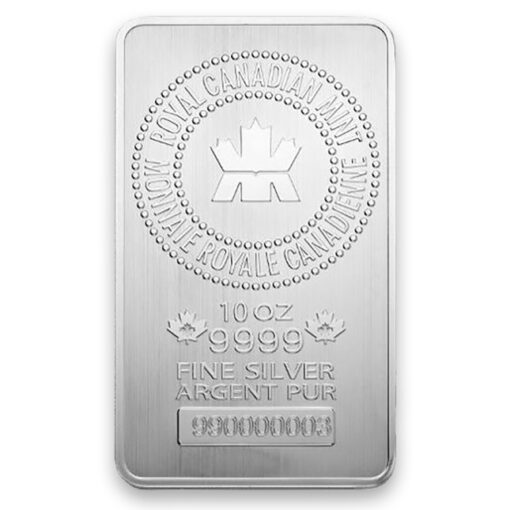 Rcm 10 Oz Silver Bar - Gold &Amp; Silver Traders