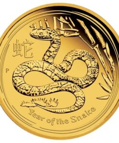 2013 1 oz Australian Gold Lunar Snake (Type II)