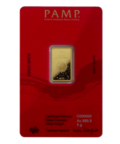Alternative view of 2024 5g PAMP Suisse Lunar Legend Azure Dragon Gold Bar