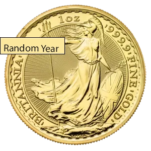 1 Oz Britannia Gold Coin Random Year Copy - Gold &Amp; Silver Traders