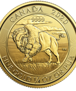 2020 1/4 oz Canadian Gold Bison Coin