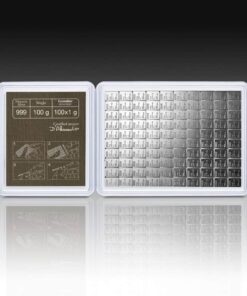 Alternative view of 100g Valcambi Combi Silver Bar