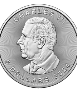 Alternative view of 2024 1 oz Canadian Silver Maple Coin