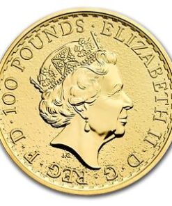 Alternative view of Random Year 1 oz British Britannia Gold Coin