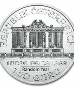 Alternative view of 1 oz Philharmonic Austrian Silver Coin (Random Year)