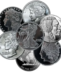 1/4 oz Silver Rounds (Our Choice)