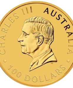 Alternative view of 1 oz Australian Kangaroo Gold Coin
